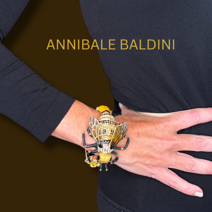 Annibale Baldini Queen Bee Bangle Bracelet